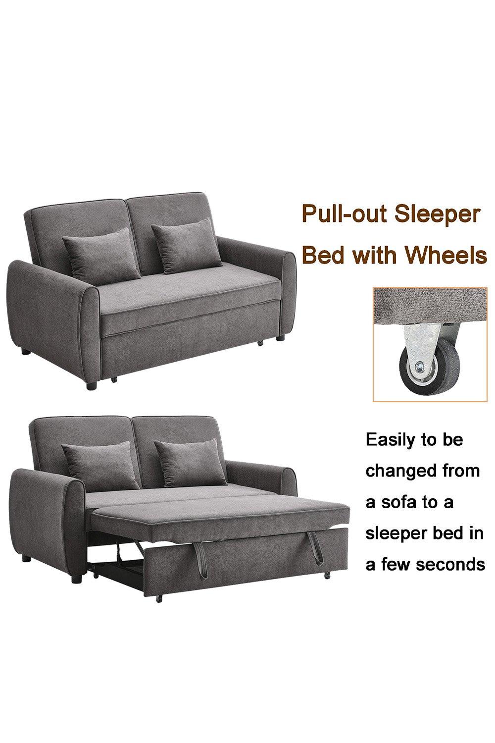 Linen on sale sleeper sofa